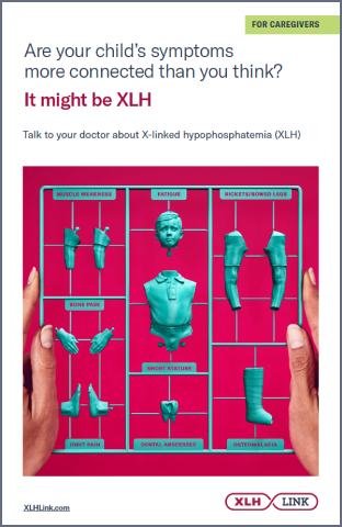 Cover of XLHLink brochure for caregivers